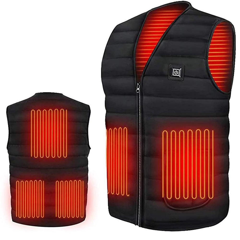 Verwarmd Bodywarmer Vest - 3 Warmtestanden