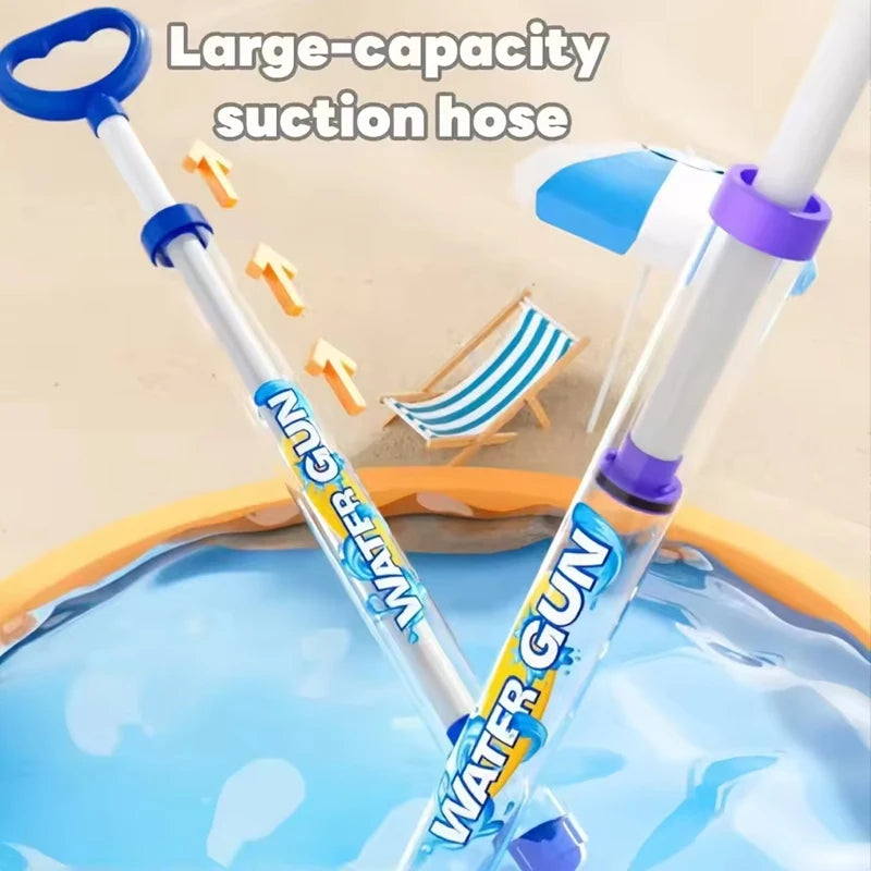 Fireworks Water Blaster - Trekactie Waterspuit Met Doorzichtig Cilinder Voor Zomerse Spelplezier Buiten