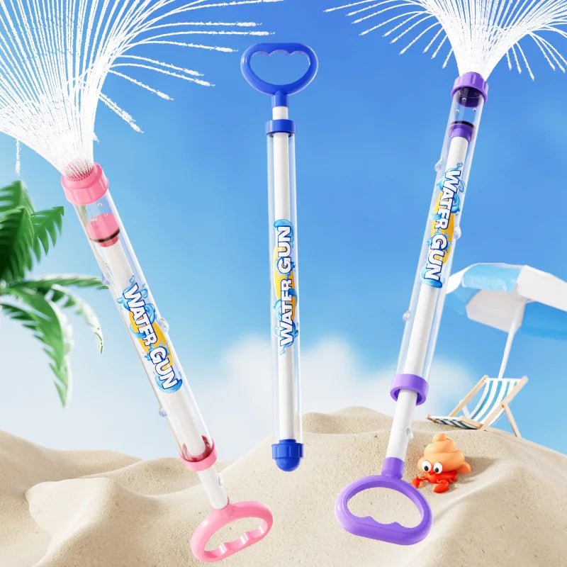 Fireworks Water Blaster - Trekactie Waterspuit Met Doorzichtig Cilinder Voor Zomerse Spelplezier Buiten