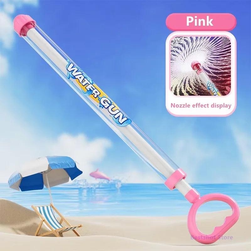 Fireworks Water Blaster - Trekactie Waterspuit Met Doorzichtig Cilinder Voor Zomerse Spelplezier Buiten
