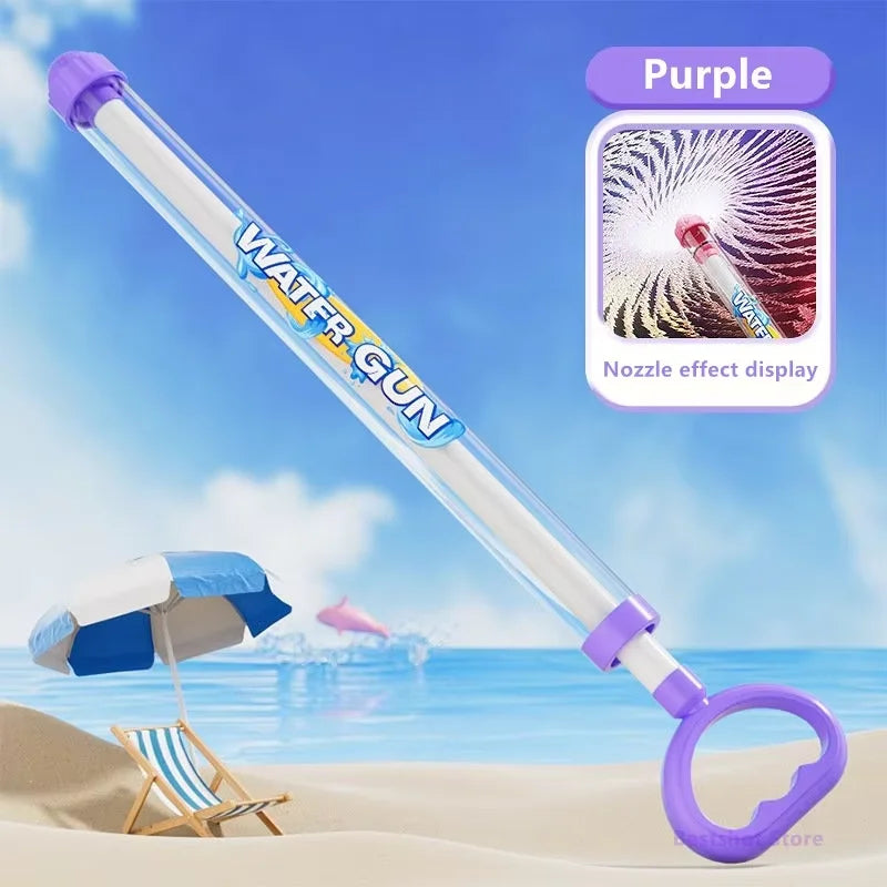 Fireworks Water Blaster - Trekactie Waterspuit Met Doorzichtig Cilinder Voor Zomerse Spelplezier Buiten